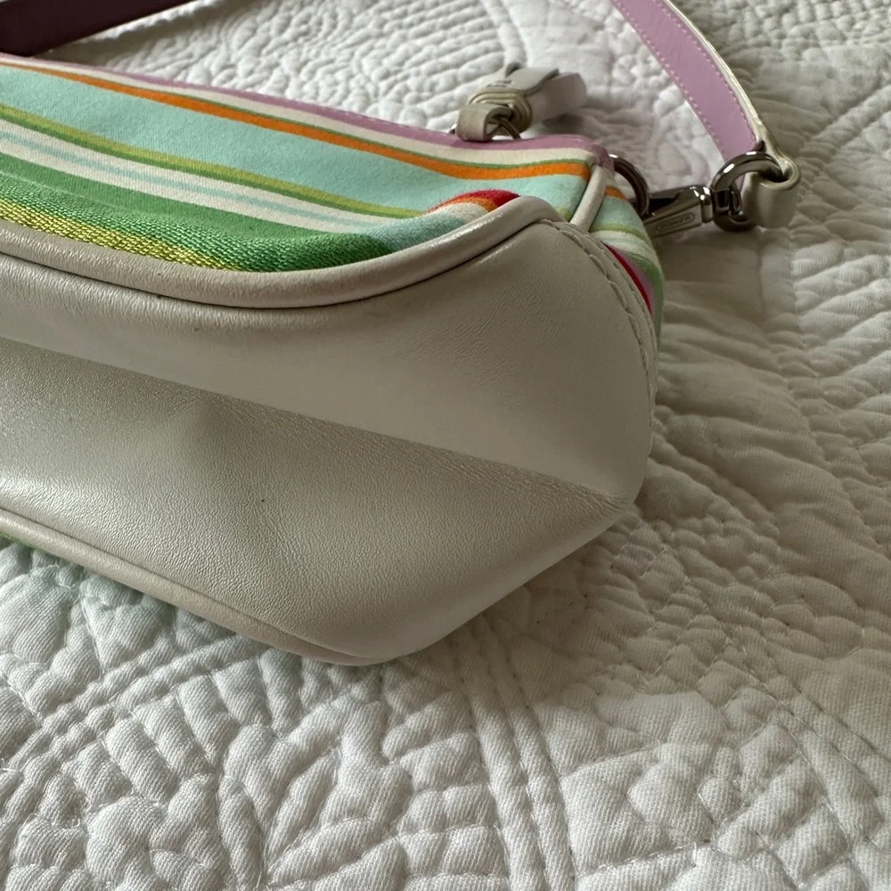 Coach Multicolor Striped Demi bag - Picture 5 of 9